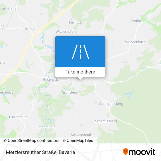 Metzlersreuther Straße map