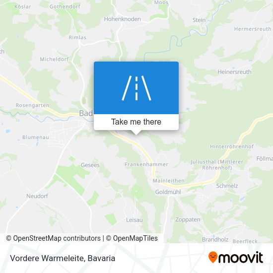 Vordere Warmeleite map