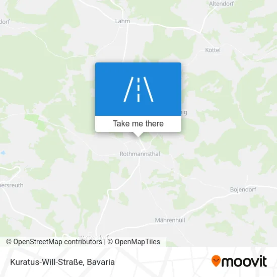 Карта Kuratus-Will-Straße