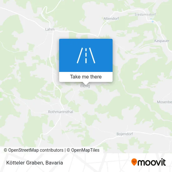Kötteler Graben map