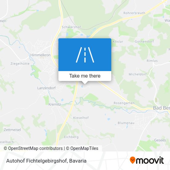 Autohof Fichtelgebirgshof map