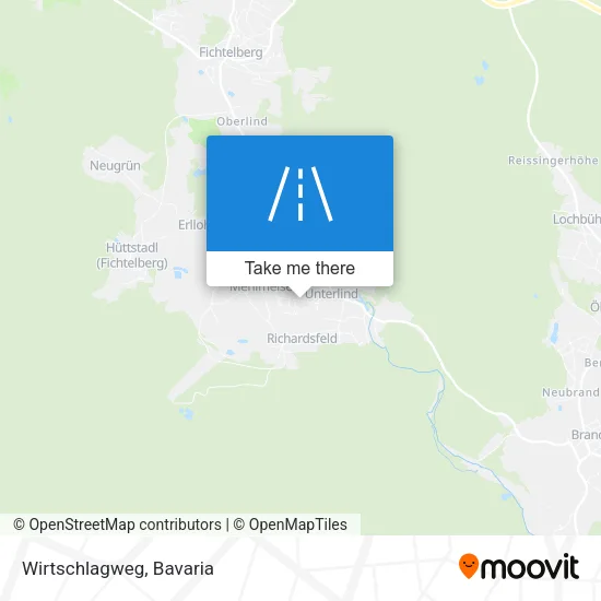 Карта Wirtschlagweg