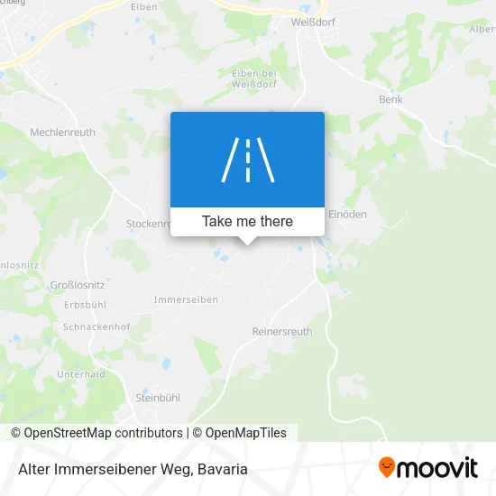 Карта Alter Immerseibener Weg