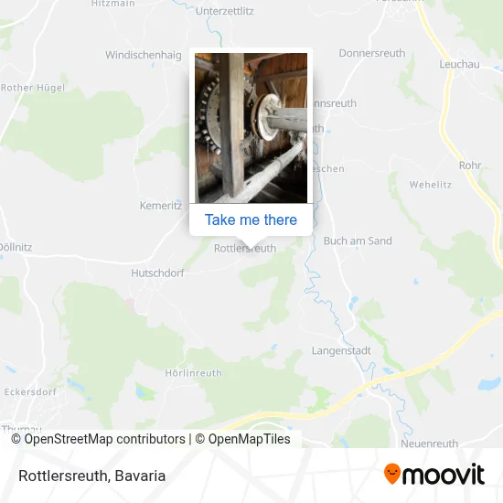 Rottlersreuth map
