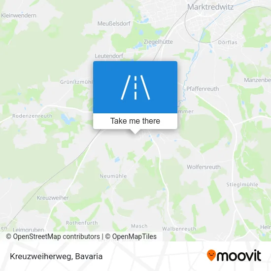 Карта Kreuzweiherweg