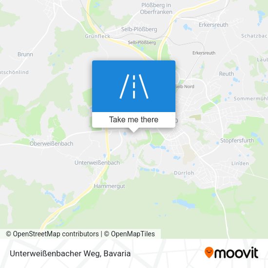Unterweißenbacher Weg map