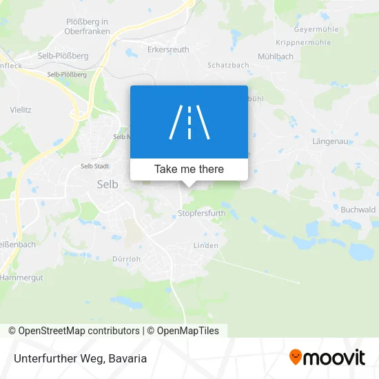 Карта Unterfurther Weg