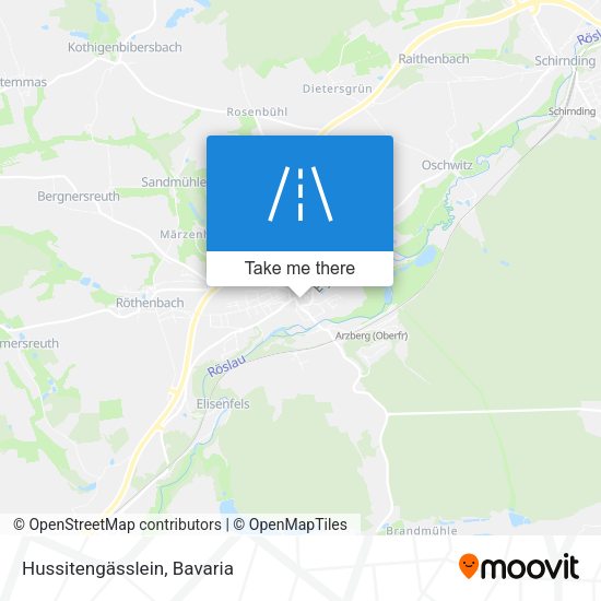Hussitengässlein map