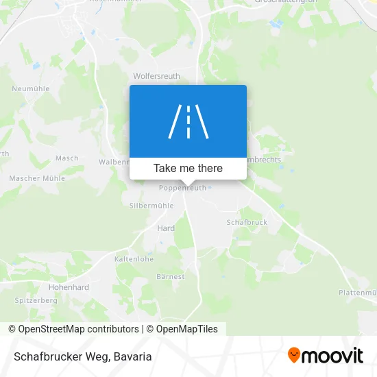 Карта Schafbrucker Weg