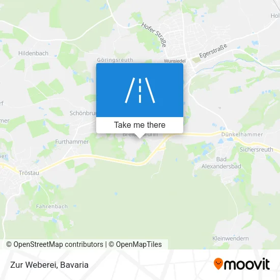 Карта Zur Weberei