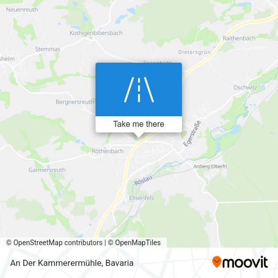 An Der Kammerermühle map