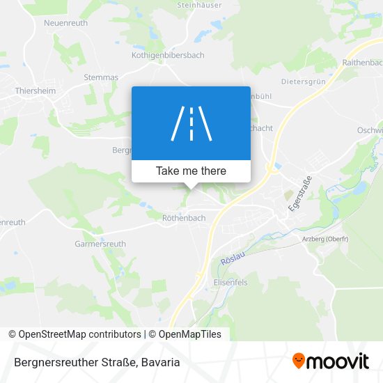 Bergnersreuther Straße map