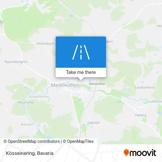 Kösseinering map