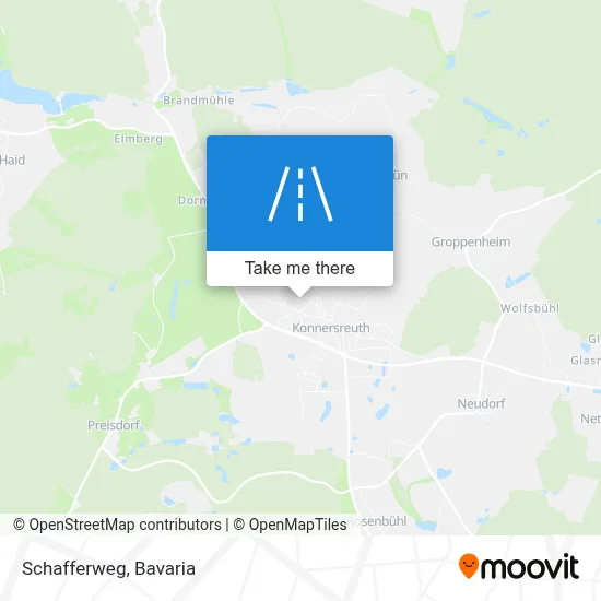 Schafferweg map