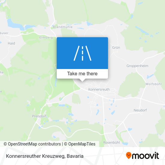 Konnersreuther Kreuzweg map