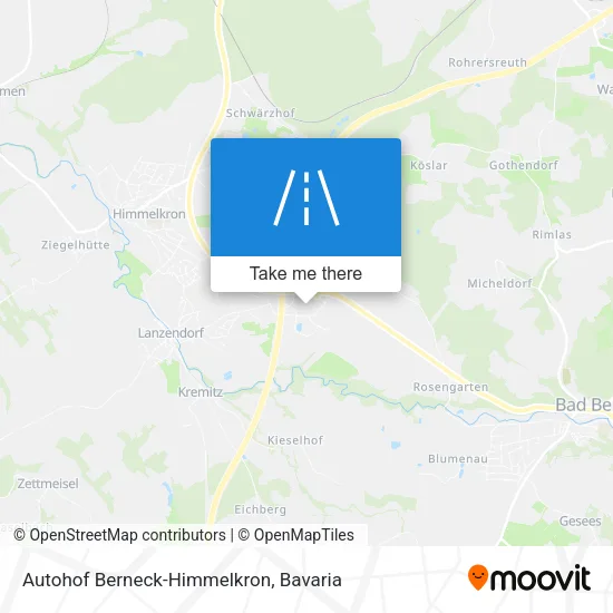 Карта Autohof Berneck-Himmelkron