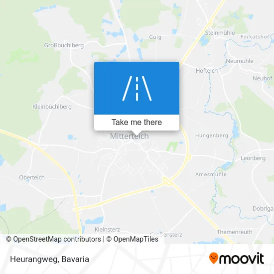 Heurangweg map