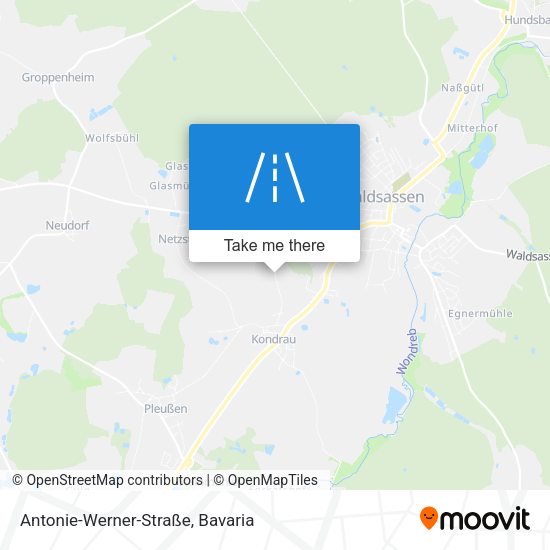 Antonie-Werner-Straße map