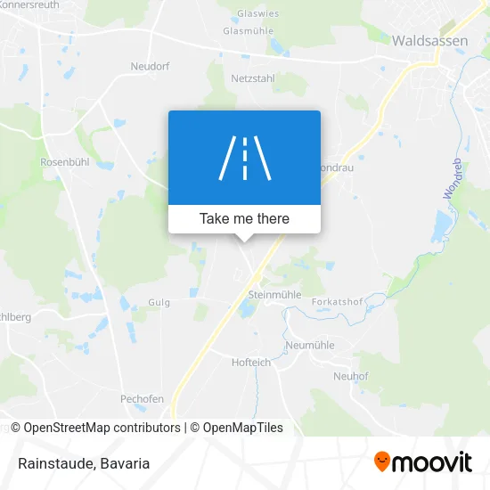 Rainstaude map