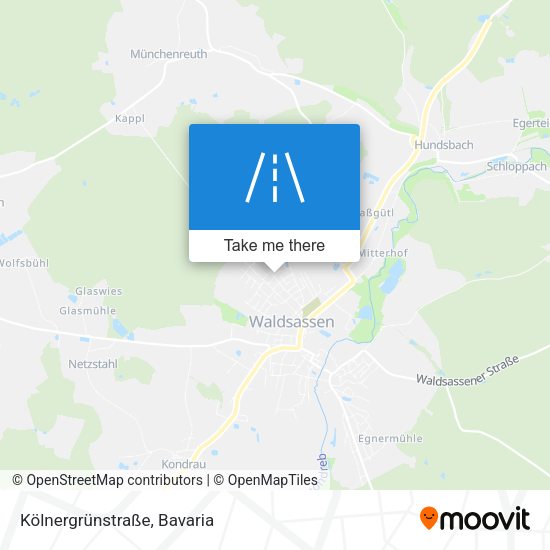 Kölnergrünstraße map