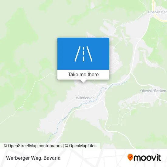 Карта Werberger Weg