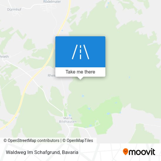 Waldweg Im Schafgrund map