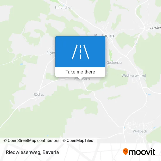 Карта Riedwiesenweg
