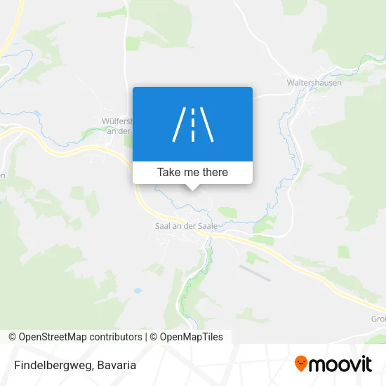 Карта Findelbergweg