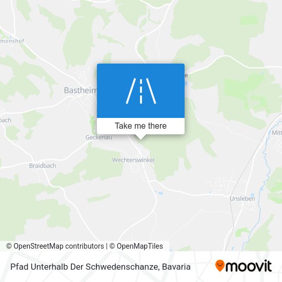 Pfad Unterhalb Der Schwedenschanze map