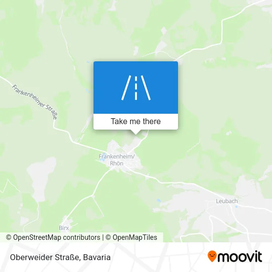 Карта Oberweider Straße