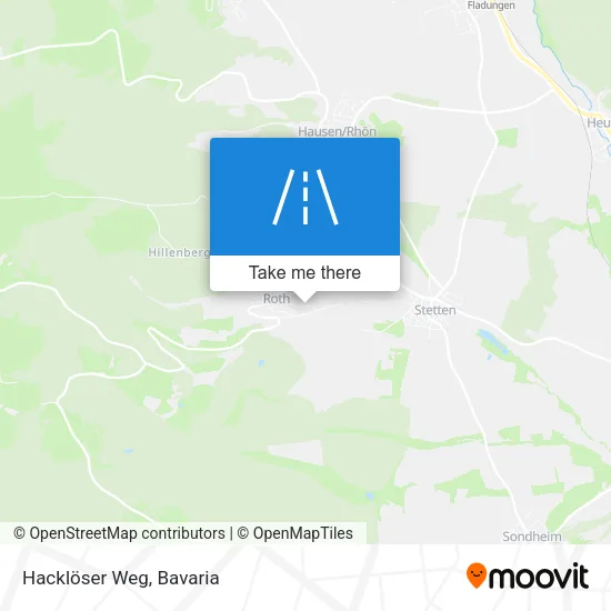 Карта Hacklöser Weg
