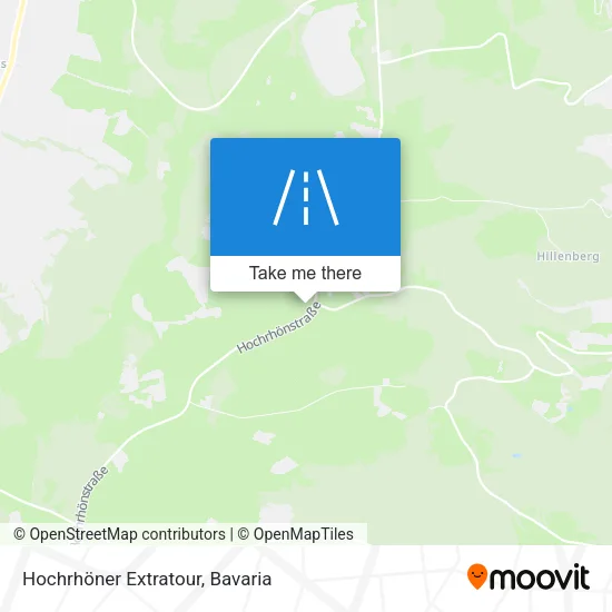 Карта Hochrhöner Extratour