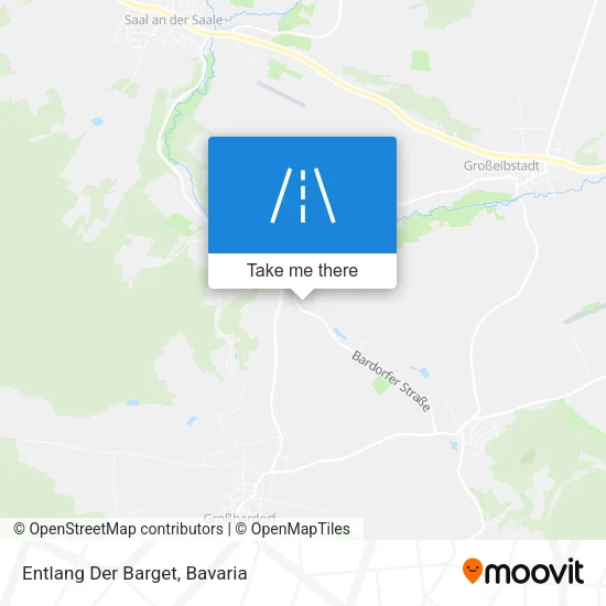 Карта Entlang Der Barget