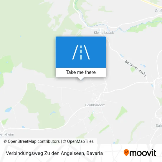 Карта Verbindungsweg Zu den Angelseen