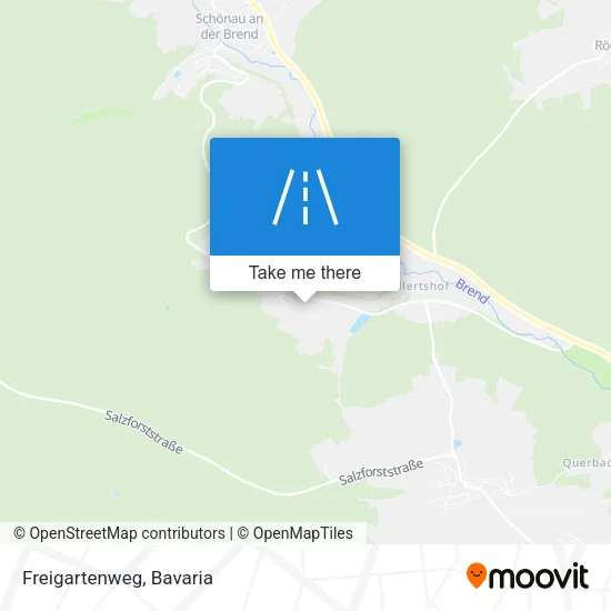 Карта Freigartenweg