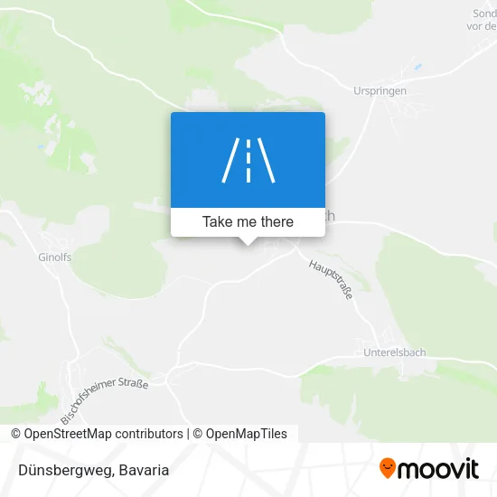 Карта Dünsbergweg