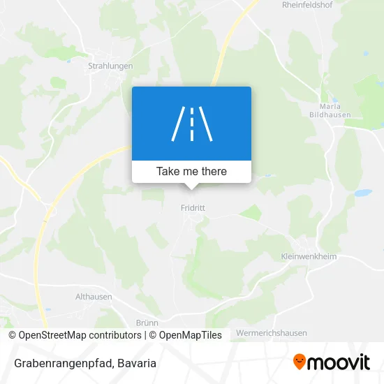 Карта Grabenrangenpfad