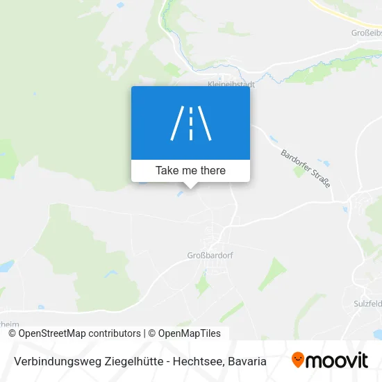 Карта Verbindungsweg Ziegelhütte - Hechtsee