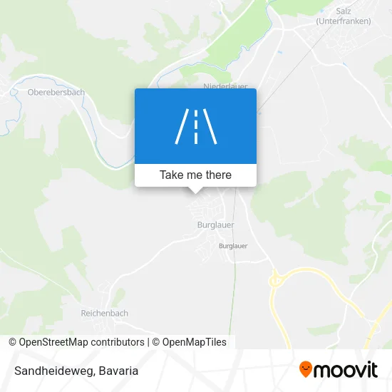 Карта Sandheideweg