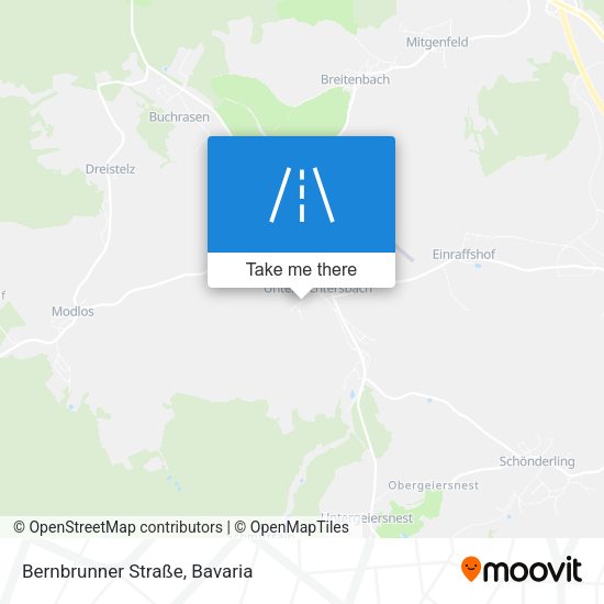 Bernbrunner Straße map