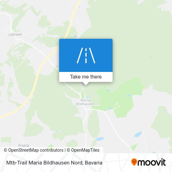 Mtb-Trail Maria Bildhausen Nord map