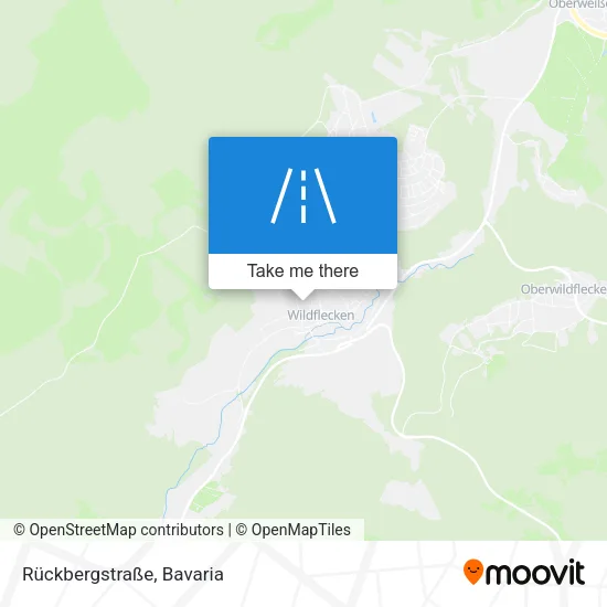 Карта Rückbergstraße
