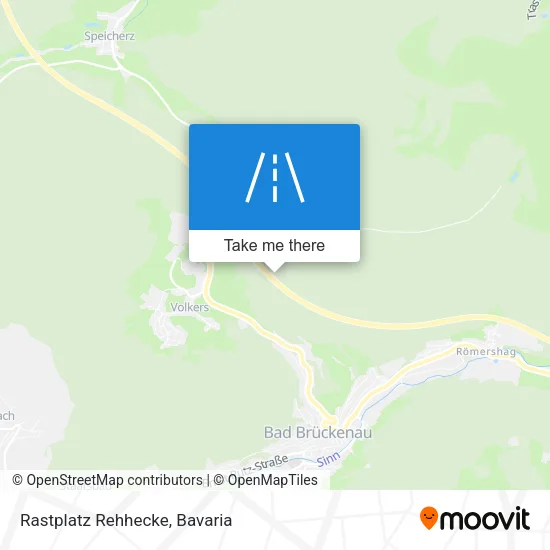 Карта Rastplatz Rehhecke
