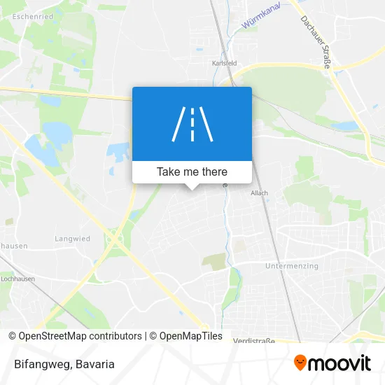 Карта Bifangweg