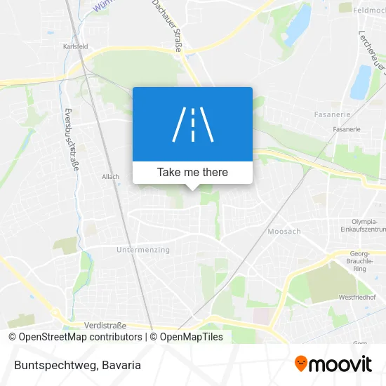 Карта Buntspechtweg