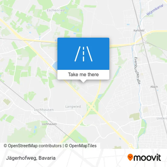 Карта Jägerhofweg