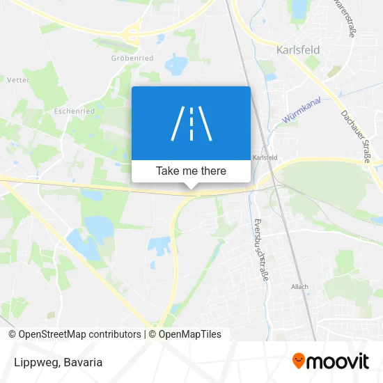 Карта Lippweg