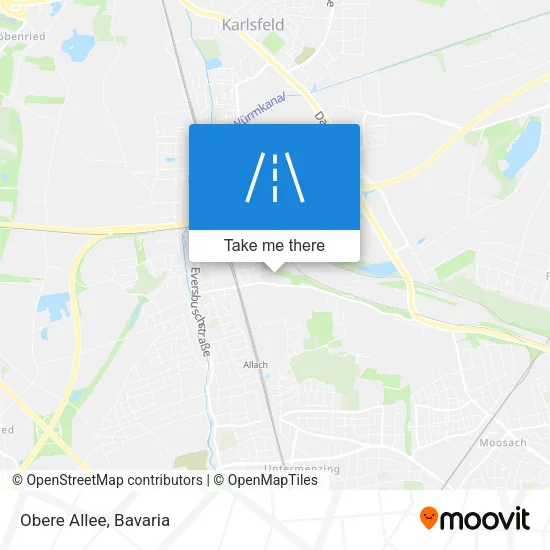Карта Obere Allee