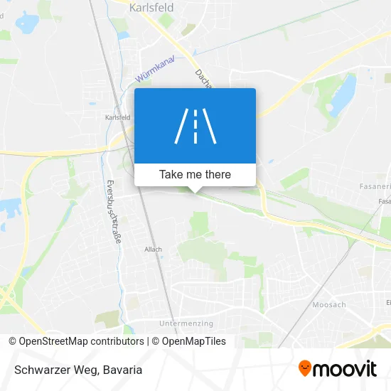 Карта Schwarzer Weg