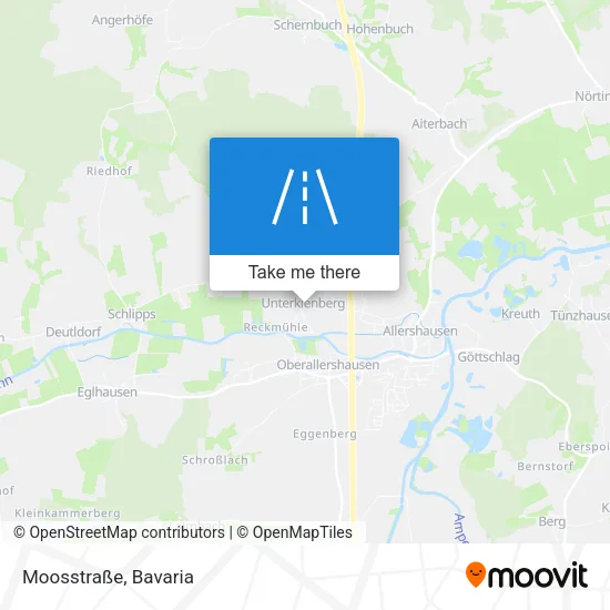 Moosstraße map